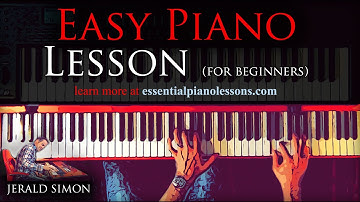 A Beginning Piano Lesson with Jerald Simon - from the Apprentice Stage - Essential Piano Lessons