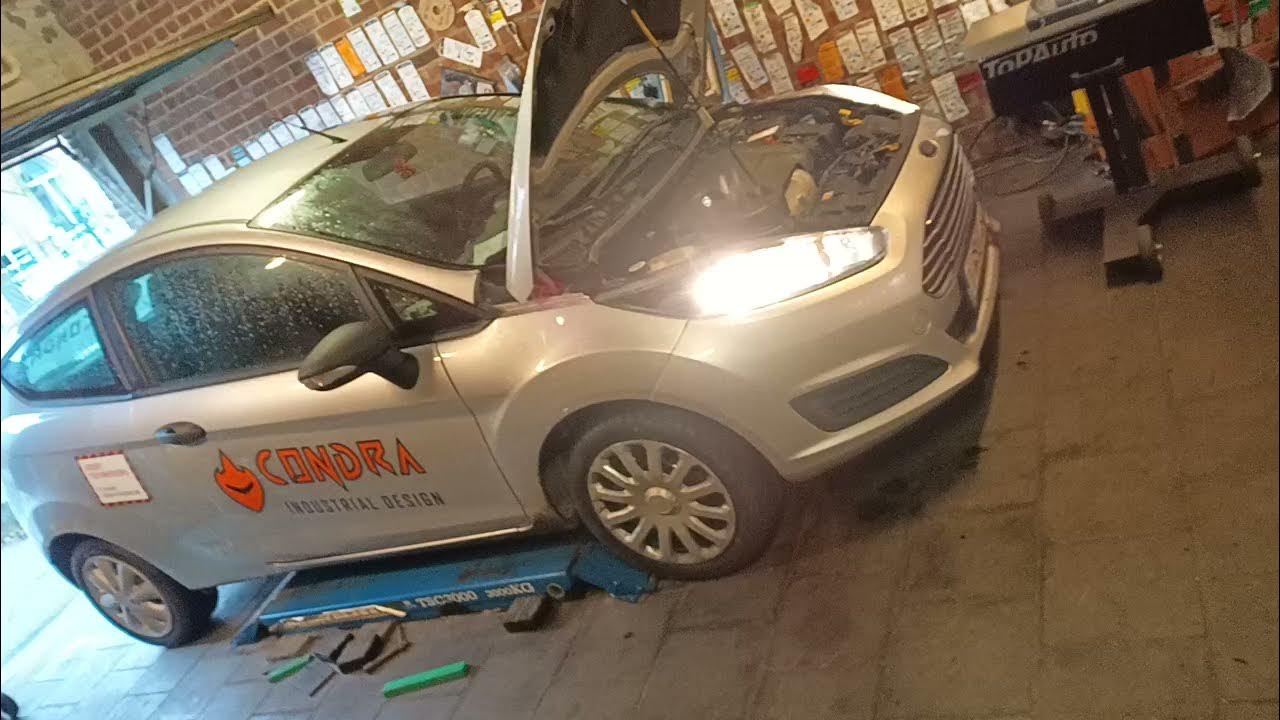 Ford fiesta how to adjust headlight beam YouTube