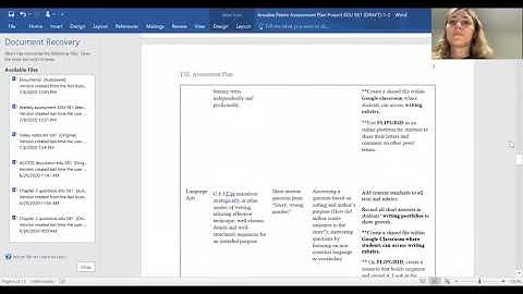 EDU 581 ESL Assessment Video A  Peters