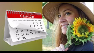 Let's Make My Seed Starting Calendar : Flower Hill Farm