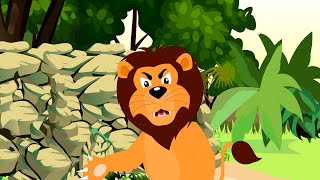 Jungle ka Raja Sher - Lion stories for Kids - Hindi Moral Stories