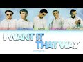 Backstreet boys i want it that way colour coded lyrics