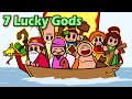 The 7 Lucky Gods of Japan (Seven Santas??)