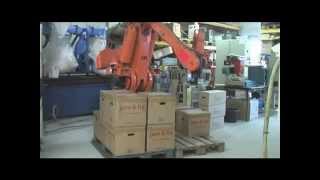 ABB IRB 6000 - Simple Palletizing - Nordland Automatic A/S
