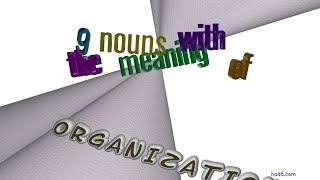 organization - 12 nouns having the meaning of organization (sentence examples)