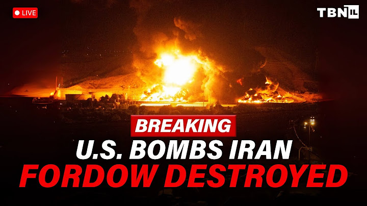 BREAKING: U.S. Levels Fordow & Natanz — Trump Warns “Stop Now or Worse Is Coming”