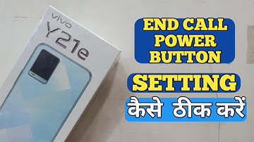 Vivo Y21e Main Power Button Se Call Cut Kaise Karen | End Call Setting in OnePlus |   @akstech4u