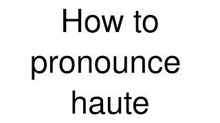 How to Pronounce 