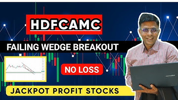 HDFCAMC AMAZING FAILING WEDGE BREAKOUT | NO LOSS | STOCK ANALYSIS | TRADE4WEALTH.