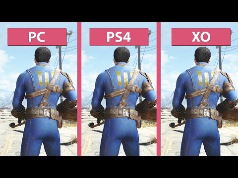 Fallout 4 – PC vs. PS4 vs. Xbox One Graphics Comparison [FullHD][60fps]