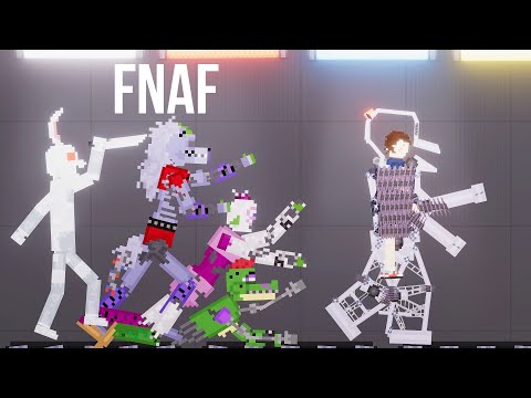 Gregory FNAF escaping from Security Breach Animatronics - People Playground 1.22.3