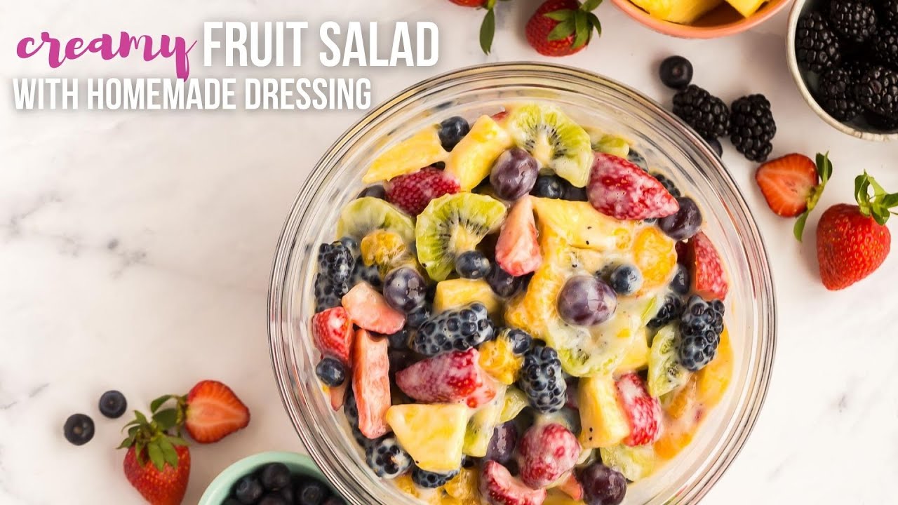 Fruit Salad with 1-2-3 Dressing Recipe, Whats Cooking America