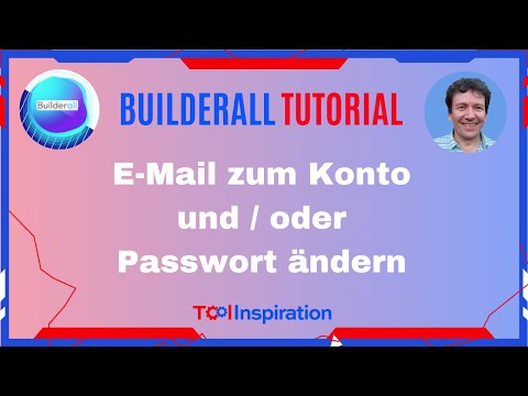 Builderall Tutorial - E-Mail zum Konto und/oder Passwort ändern