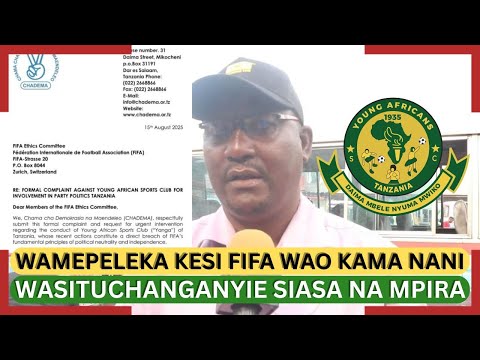 MCHUNGAJI WA YANGA AWAULIZA MASWALI MAGUMU CHADEMA KUPELEKA BARUA FIFA ATOA ONYO