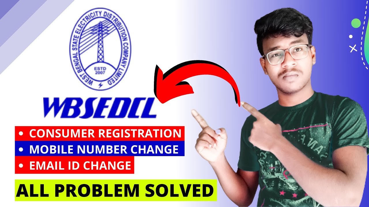 Consumer Registration in WBSEDCL How to Change or Add Mobile Number