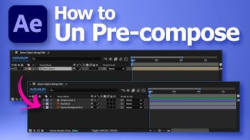 How to un precompose in After Effects