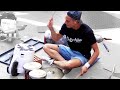 Damat  awesome techno street drummer