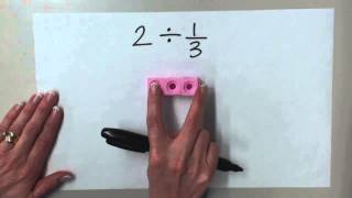5.NF.B.7b Snap Cubes Whole Number Divided by Unit Fraction