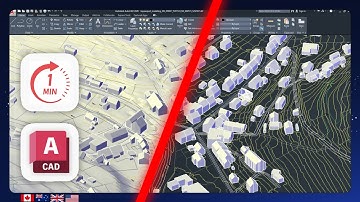 AutoCAD - Create a 3D Terrain in AutoCAD in Under 1 Minute (DXF + Mesh + Contours)