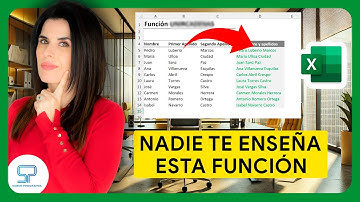 Unir NOMBRES y APELLIDOS en UNA SOLA CELDA Excel ✅