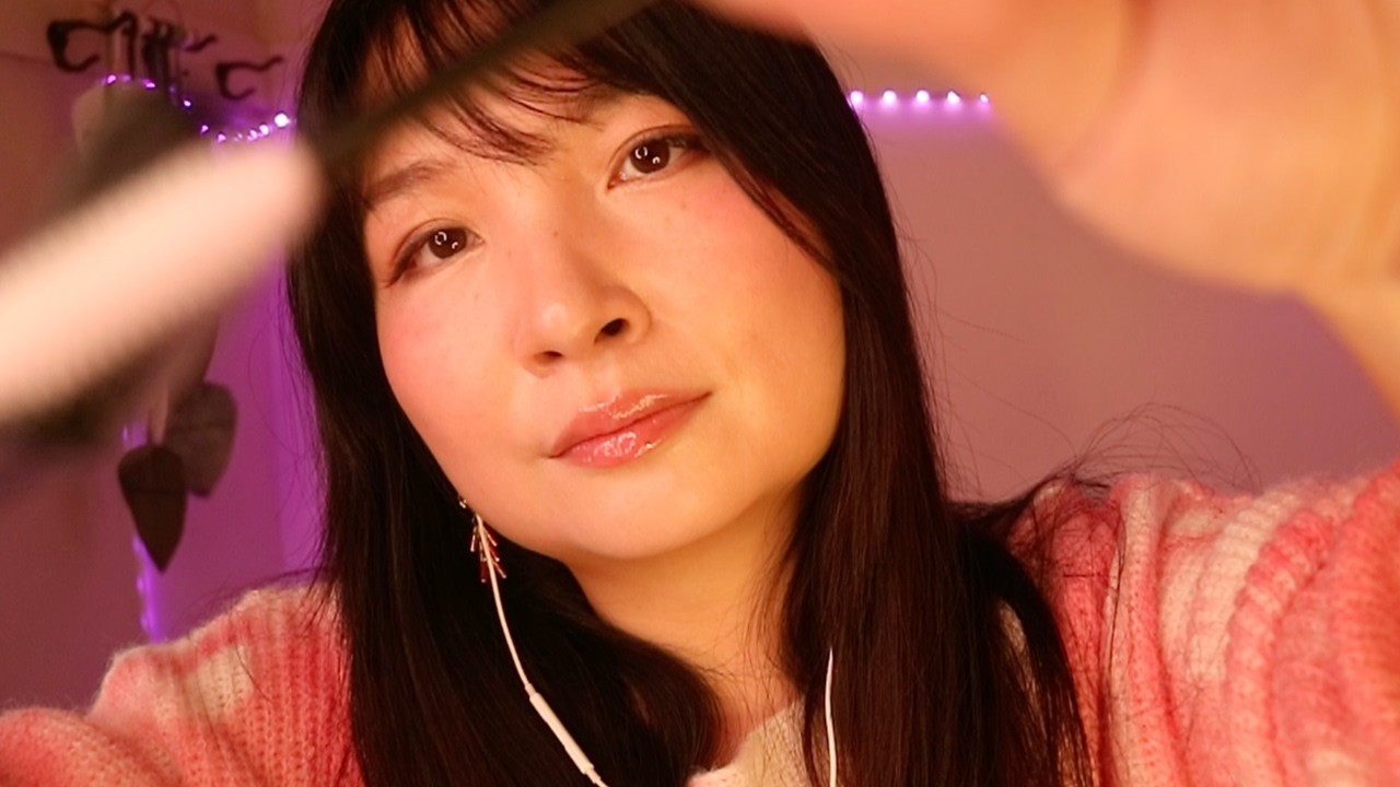 ASMR Do Your Brows For Sleep– Soft Spoken, Razor & Trim (Layered Sounds)