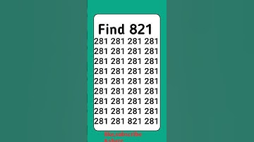 optical illusion test for the genius find the hidden number #shortsfeed #shorts #subscribe