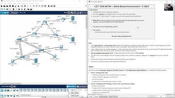 CET 1024-90754 - Skills Based Assessment - InterVLAN Routing - OSPF - NAT
