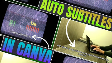 How to add Auto Subtitle in Canva | Captions with AI