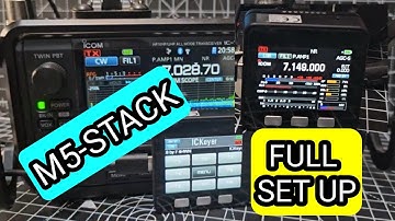 M5STACK & ICOM IC-705 FULL SET UP (F4HWN)