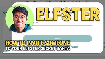 Zo nodig je iemand uit voor jouw Elfster Secret Santa: voeg eenvoudig deelnemers toe!