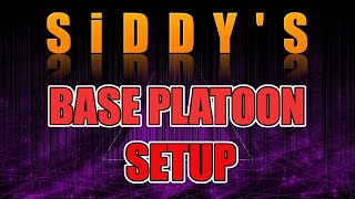 Base Platoon Setup For Players That Asked (War Commander)