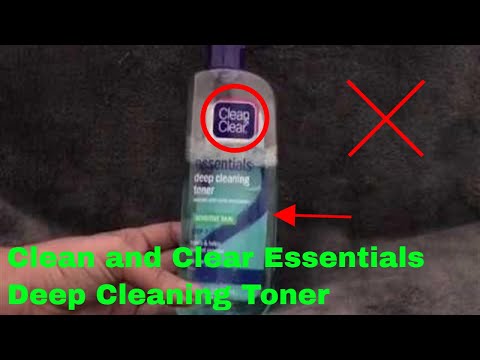 ✅  How To Use Clean and Clear Essentials Deep Cleaning Toner Review