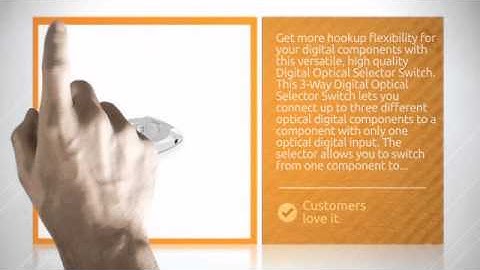 Nyrius SW100 Digital Audio Optical Toslink 3 Input Selector Switch !--SW100--  - http://www.shopt...