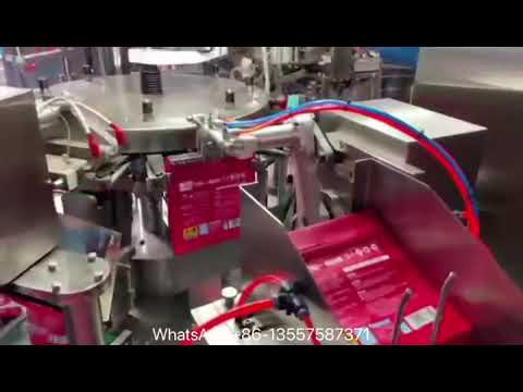 Multihead weigher with rotary doypack machine for sugar candy wrapping