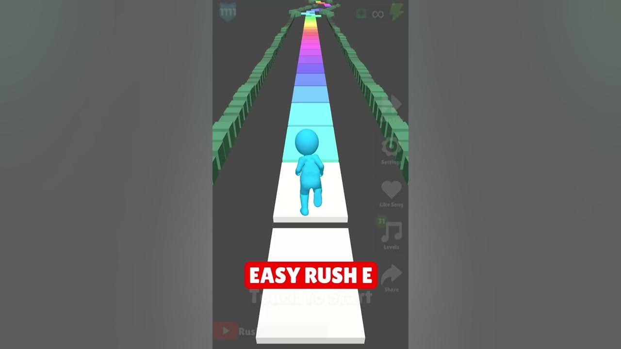I made 3D Piano Tiles just to play Rush E