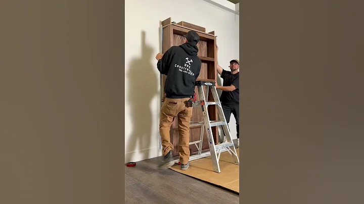 just because you can DIY your own bookcase door doesn't mean you should ☝️ #diyers