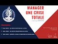 Introduction colloque mba 2021  manager une crise totale