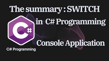 Programming Tutorial - How to use SWITCH & SWITCH-DEFAULT statement in C#.   #coding  #technology