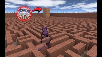 I became a catnap vs SCP 096 VS HULK & Red HULK Epic Battle in Garry’s Mod!