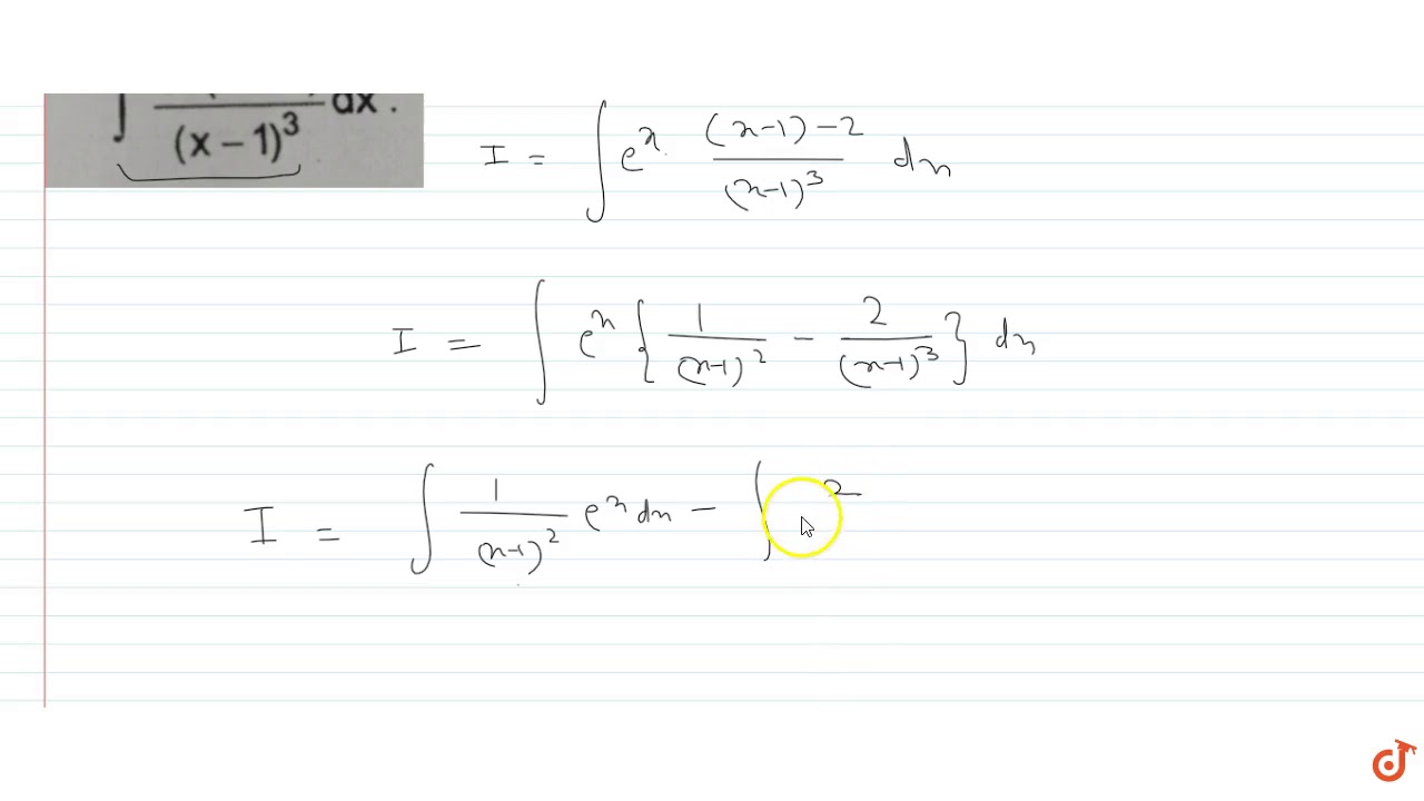 `int(e^x(x-3))/((x-1)^3)dx`
