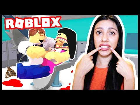 He Pooped Me Out Escape The Evil Dentist In Roblox Youtube - roblox zailetsplay escape