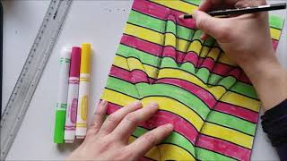 Op Art Hand Drawing