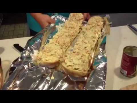 Crawfish and Artichoke Bread
