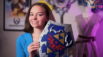How to make a foam shield: Link shield from BOTW