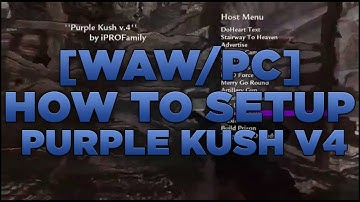 [WAW/PC] How Setup Purple Kush V4 Mod Menu | Works 2015
