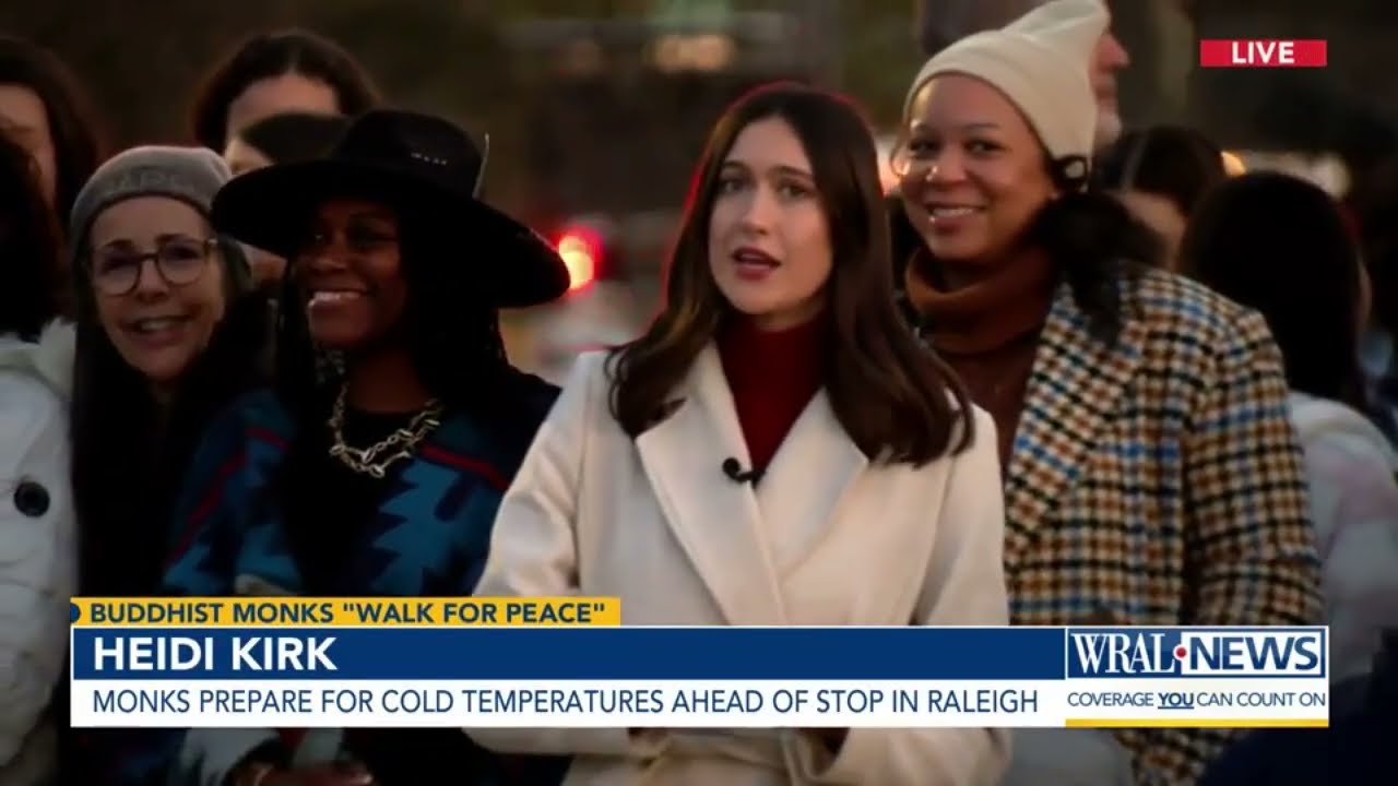 Monks prepare for cold temperatures ahead of stop in Raleigh