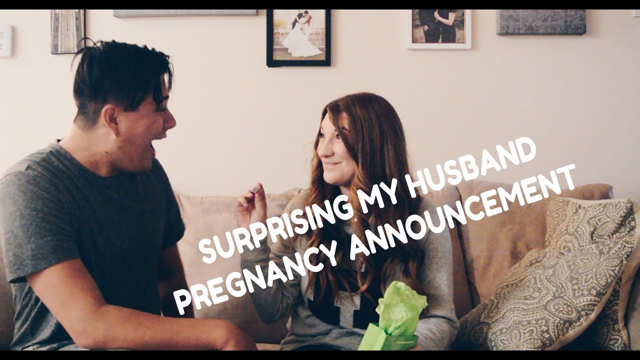 Telling My Husband I'm Pregnant - Birthday Pregnancy Announcement