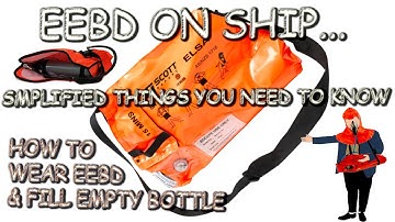 EEBD | How to Use Life-Saving Device | How to refill EEBD | BA Compressor  #ship #eebd  #scba
