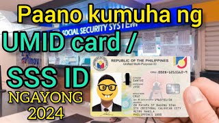 Paano mag apply ng UMID CARD / SSS ID | How to apply for UMID CARD / SSS ID 2024 update