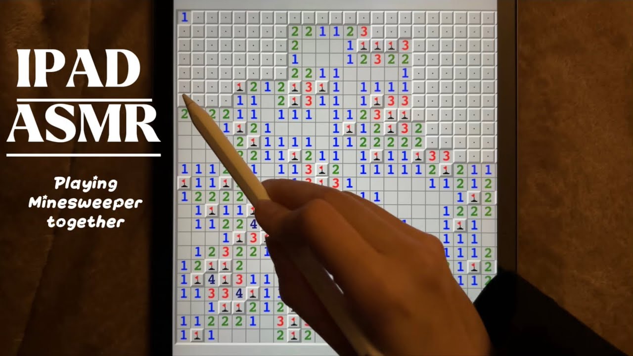 ASMR Minesweeper 💥❣️ | Clicky Pen Sounds and Relaxing Whispers 😴